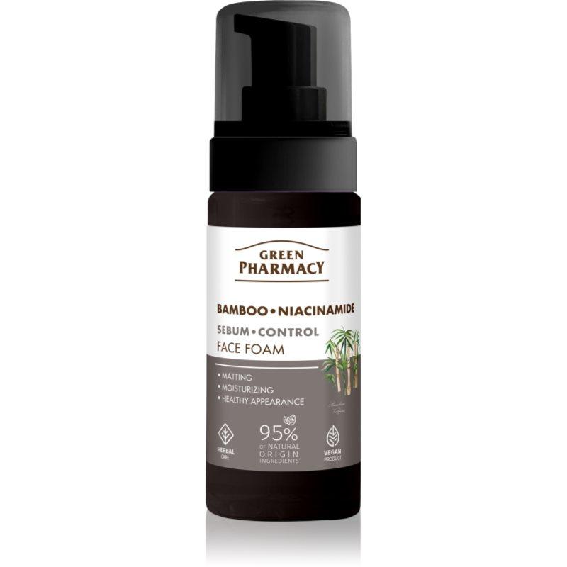Green Pharmacy Bamboo & Niacinamide Face Foam čisticí pleťová pěna 150 ml