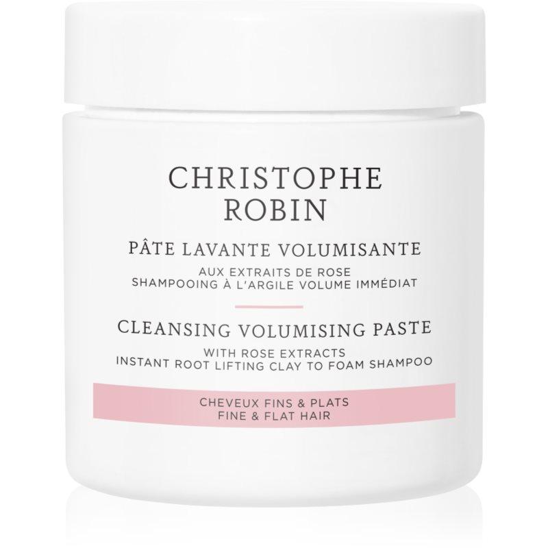 Christophe Robin Cleansing Volumizing Paste with Rose Extract exfoliační šampon pro objem vlasů 75 ml