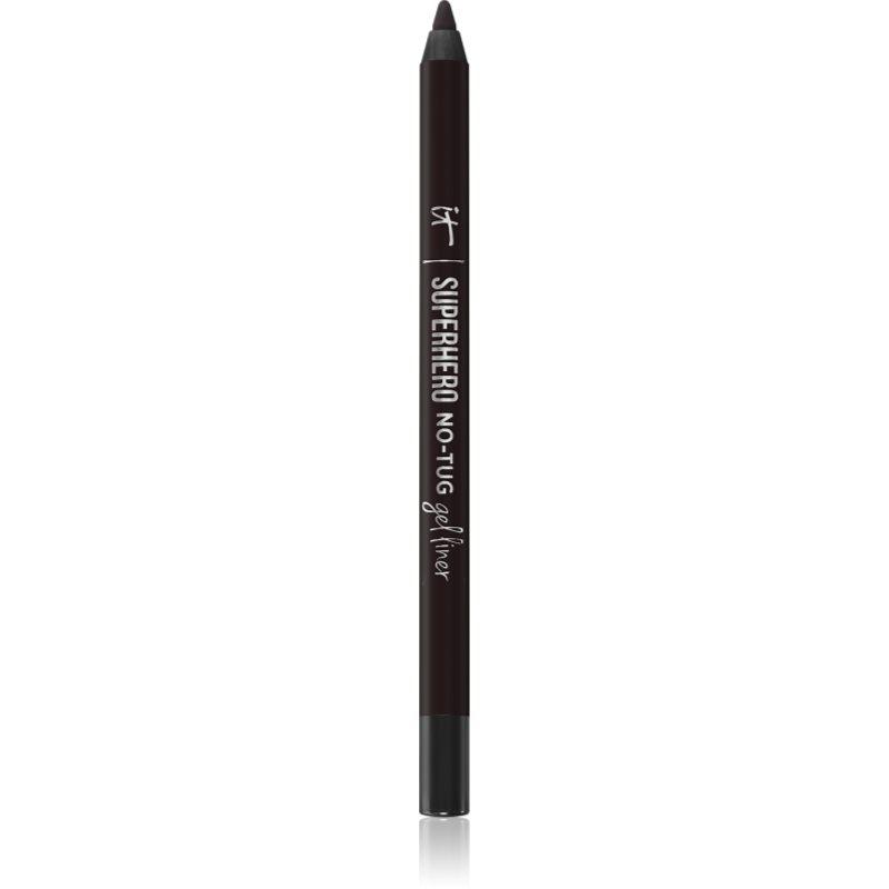 IT Cosmetics Superhero dlouhotrvající gelové oční linky odstín Fantastic Espresso 1,2 g