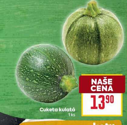 Cuketa kulatá 1ks