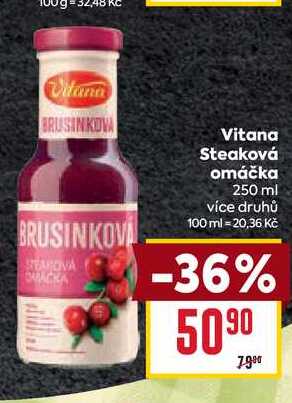Vitana Steaková omáčka 250 ml 