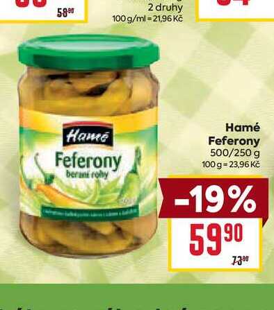 Hamé Feferony 500/250 g 