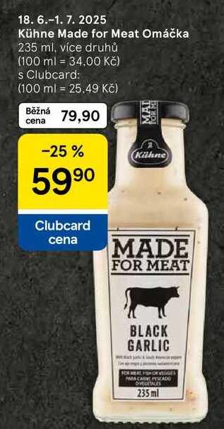 Kühne Made for Meat Omáčka, 235 ml, více druhů 