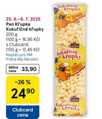 Pan Křupka Kukuřičné křupky, 200 g 