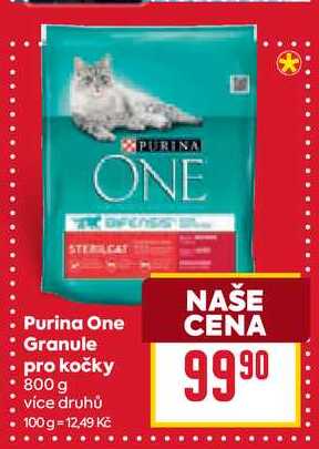Purina One Granule pro kočky 800 g 