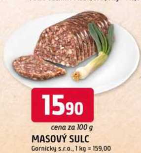 MASOVÝ SULC 100g