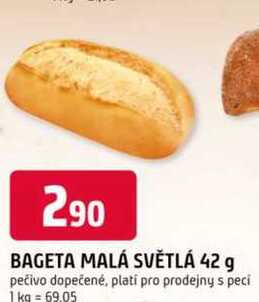 BAGETA MALÁ SVĚTLÁ 42 g