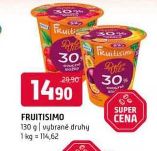 Fruitisimo 130 g vybrané druhy 