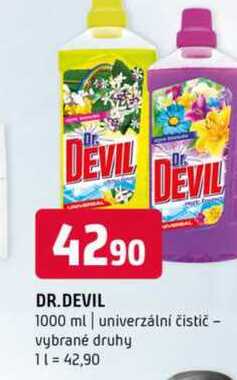 DR.DEVIL 1000 ml univerzální čistič vybrané druhy 