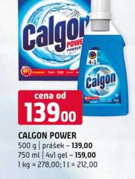 Calgon 500 g prášek 750 ml 4v1 gel
