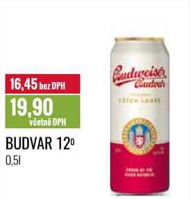 BUDVAR 12° 0,5l