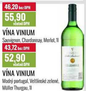 VÍNA VINIUM 1l