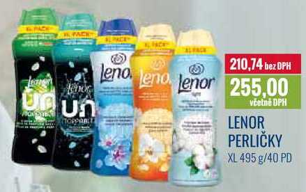 LENOR PERLIČKY XL 495 g/40 PD 