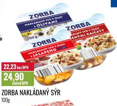 ZORBA NAKLÁDANÝ SÝR 100g 