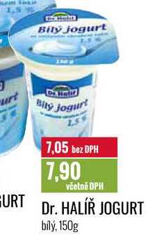 Dr. HALÍŘ JOGURT bílý, 150g 