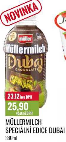 MÜLLERMILCH SPECIÁLNÍ EDICE DUBAI 380ml 