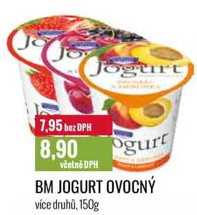 BM JOGURT OVOCNÝ 150g 