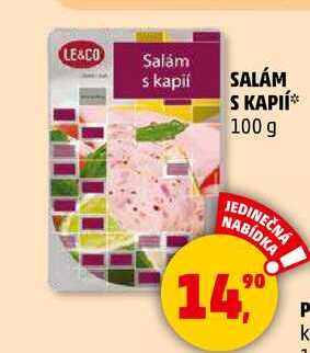 LE&CO SALÁM S KAPIÍ, 100 g  