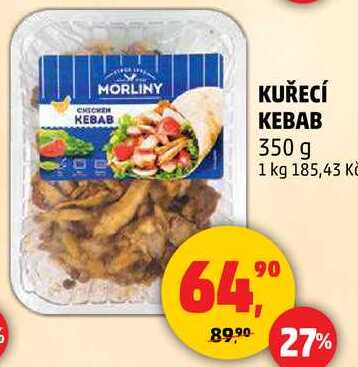 KUŘECÍ KEBAB, 350 g 