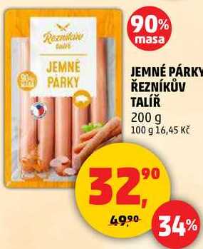 JEMNÉ PÁRKY ŘEZNÍKŮV TALÍŘ, 200 g