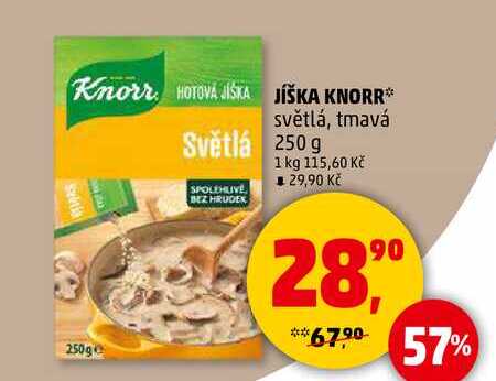 JIŠKA KNORR světlá, 250 g