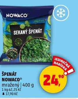 ŠPENÁT NOWACO mražený, 400 g 