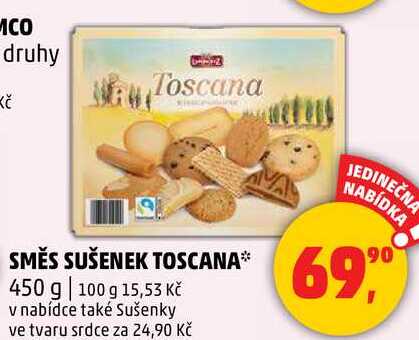 SMĚS SUŠENEK TOSCANA, 450 g 