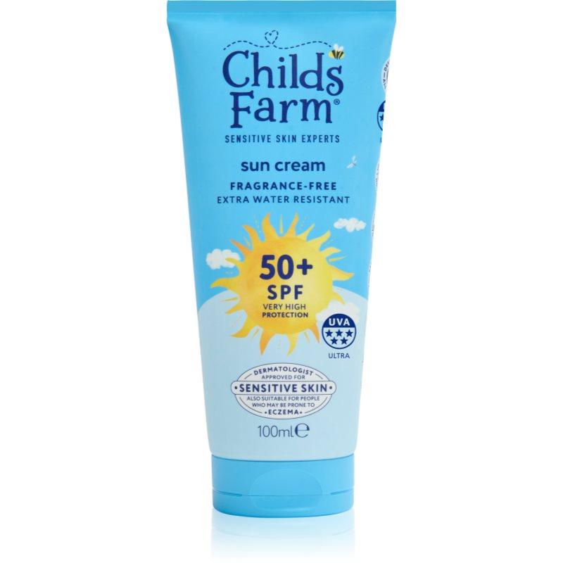 Childs Farm Suncare Sun Cream opalovací krém SPF 50+ bez parfemace 100 ml