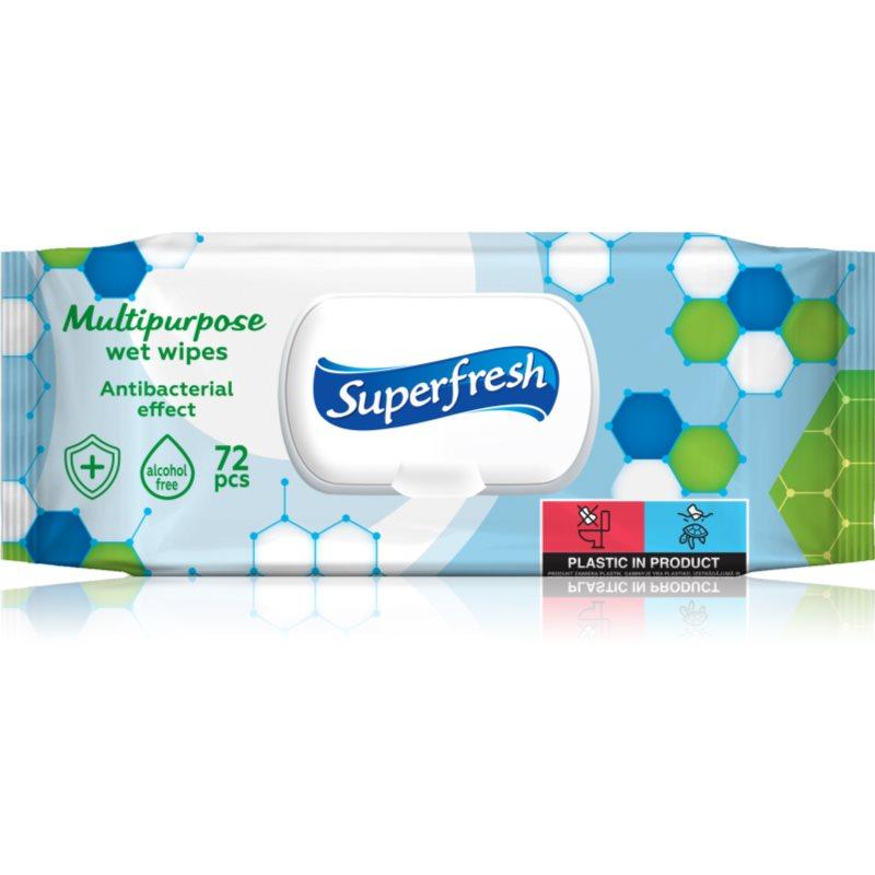 Superfresh Multipurpose vlhčené ubrousky s antibakteriální přísadou 72 ks