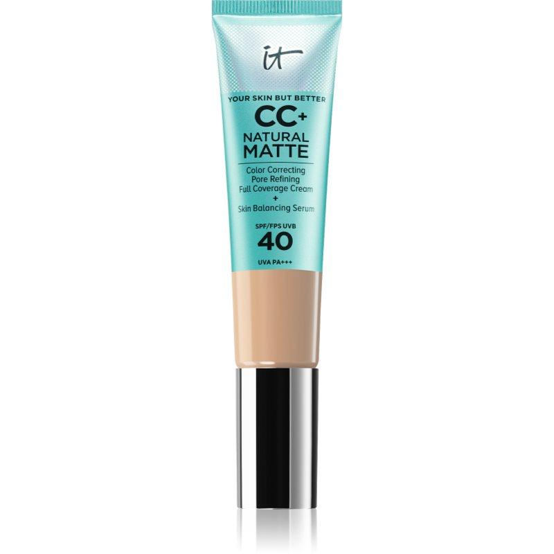 IT Cosmetics Your Skin But Better CC+ Natural Matte matující make-up SPF 40 pro ženy Light 32 ml