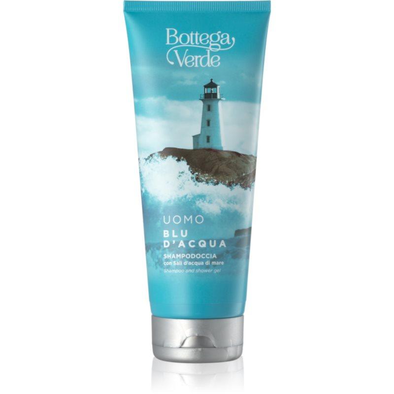Bottega Verde Blu d´Acqua sprchový gel a šampon 2 v 1 s mořskou solí 200 ml