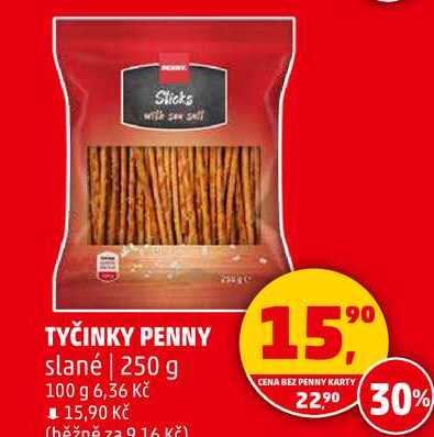 TYČINKY PENNY slané, 250 g 