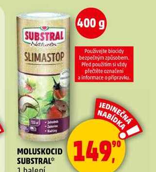 MOLUSKOCID SUBSTRAL, 1 balení 
