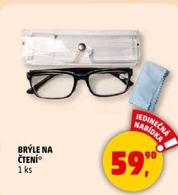 BRÝLE NA ČTENÍ, 1 ks  