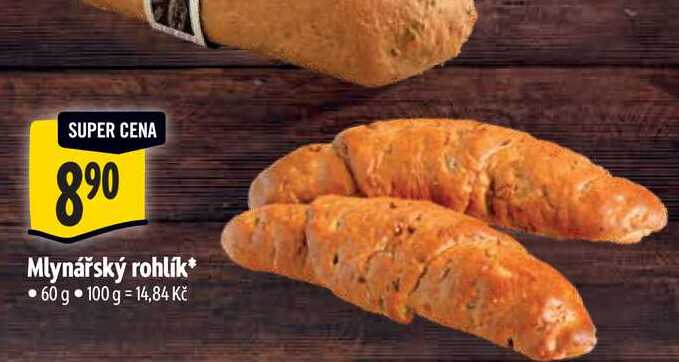   Mlynářský rohlík 60 g 