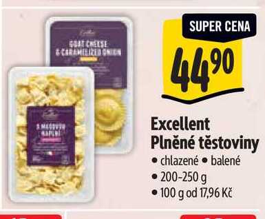   Excellent Plněné těstoviny chlazené 200-250 g