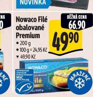  Nowaco Filé obalované Premium   200 g 