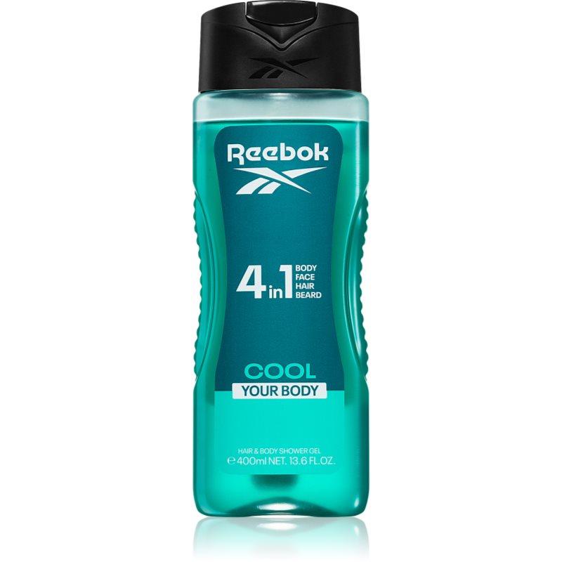 Reebok Cool Your Body osvěžující sprchový gel 4 v 1 400 ml