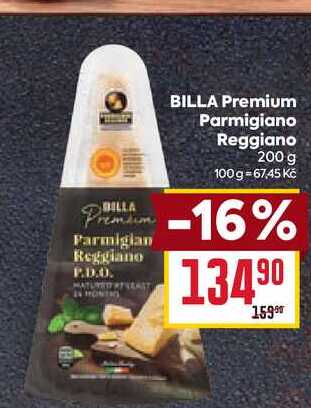 BILLA Premium Parmigiano Reggiano 200 g 