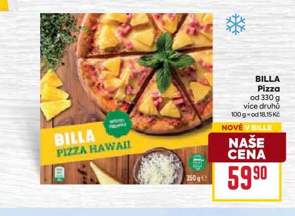 BILLA Pizza od 330 g