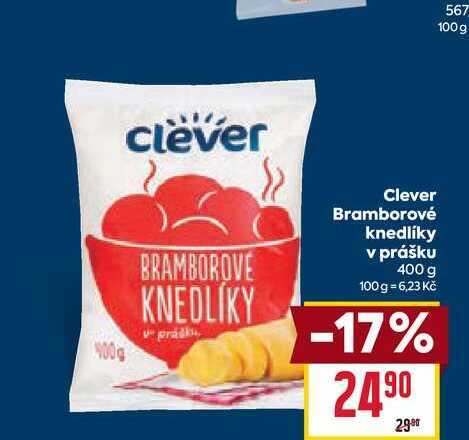 Clever Bramborové knedlíky v prášku 400 g 