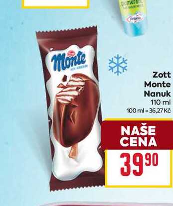 Zott Monte Nanuk 110 ml