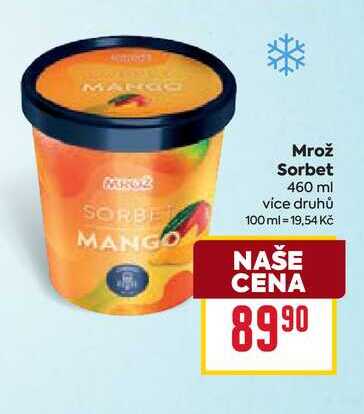 Mrož Sorbet 460 ml 