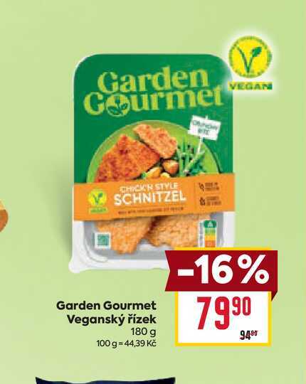 Garden Gourmet Veganský řízek 180 g