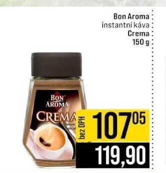 Bon Aroma instantní káva Crema 150 g