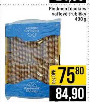 Piedmont cookies vaflové trubičky 400 g