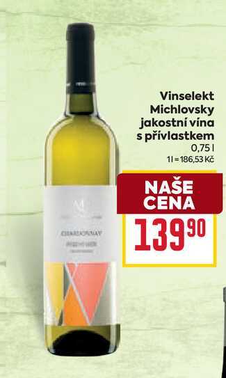 Vinselekt Michlovsky jakostní vína s přívlastkem 0,75l