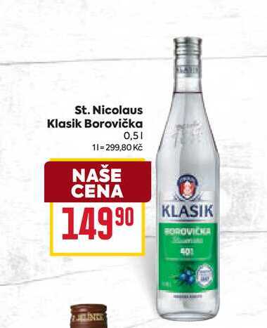St. Nicolaus Klasik Borovička 0,5l