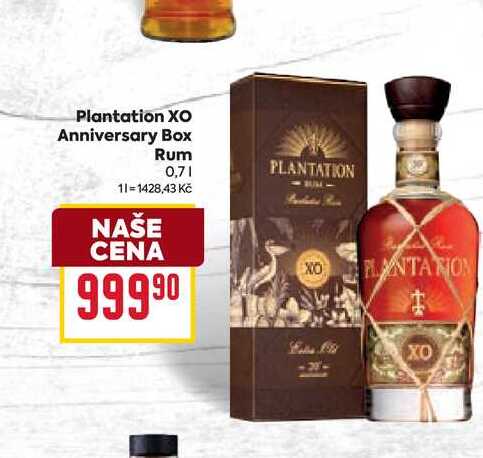 Plantation XO Anniversary Box Rum 0,7l