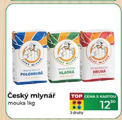 Český mlynář mouka 1kg 
